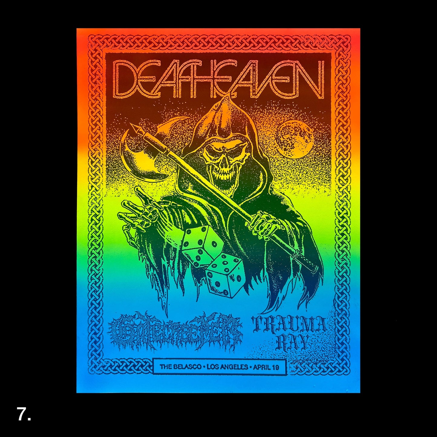 Deafheaven/Gate Creeper/Trauma Ray Airbrush Print