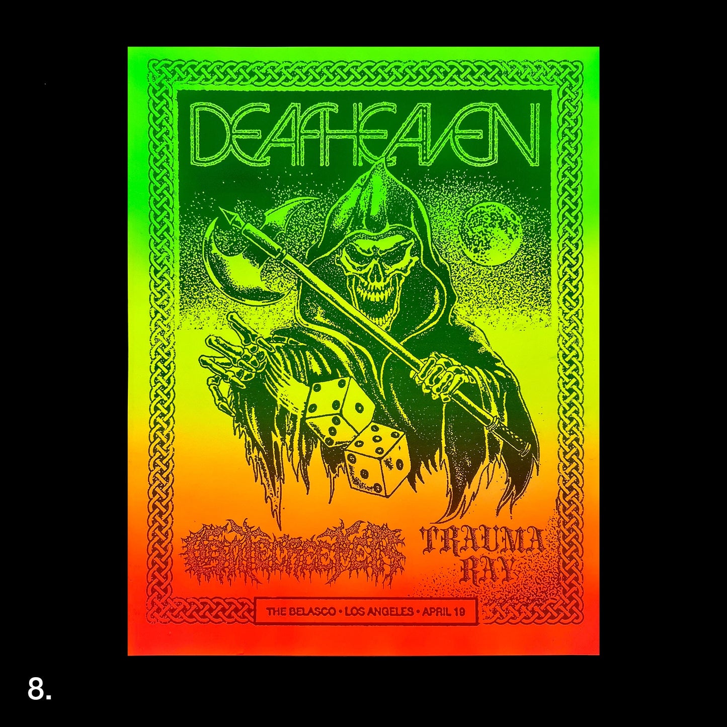 Deafheaven/Gate Creeper/Trauma Ray Airbrush Print