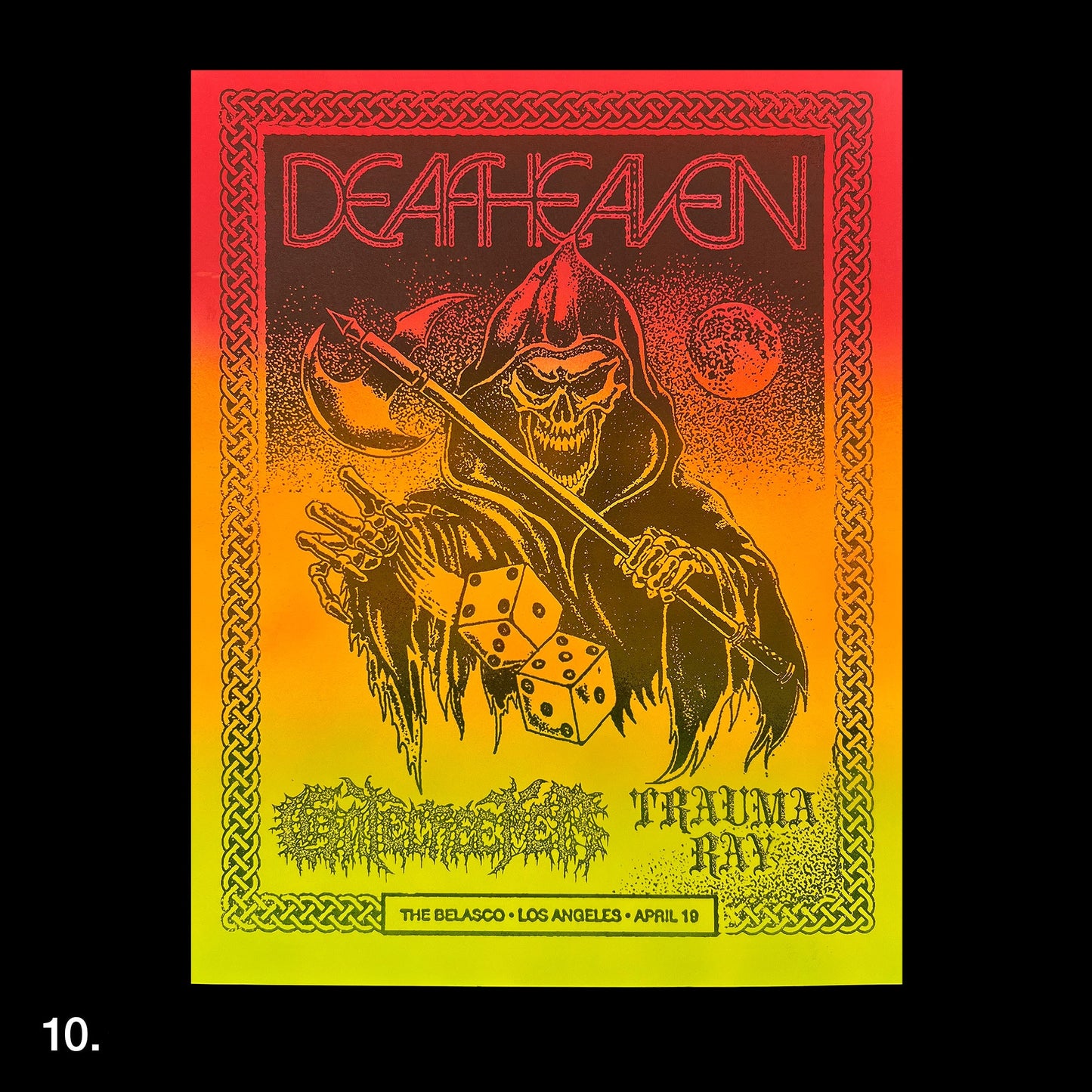 Deafheaven/Gate Creeper/Trauma Ray Airbrush Print