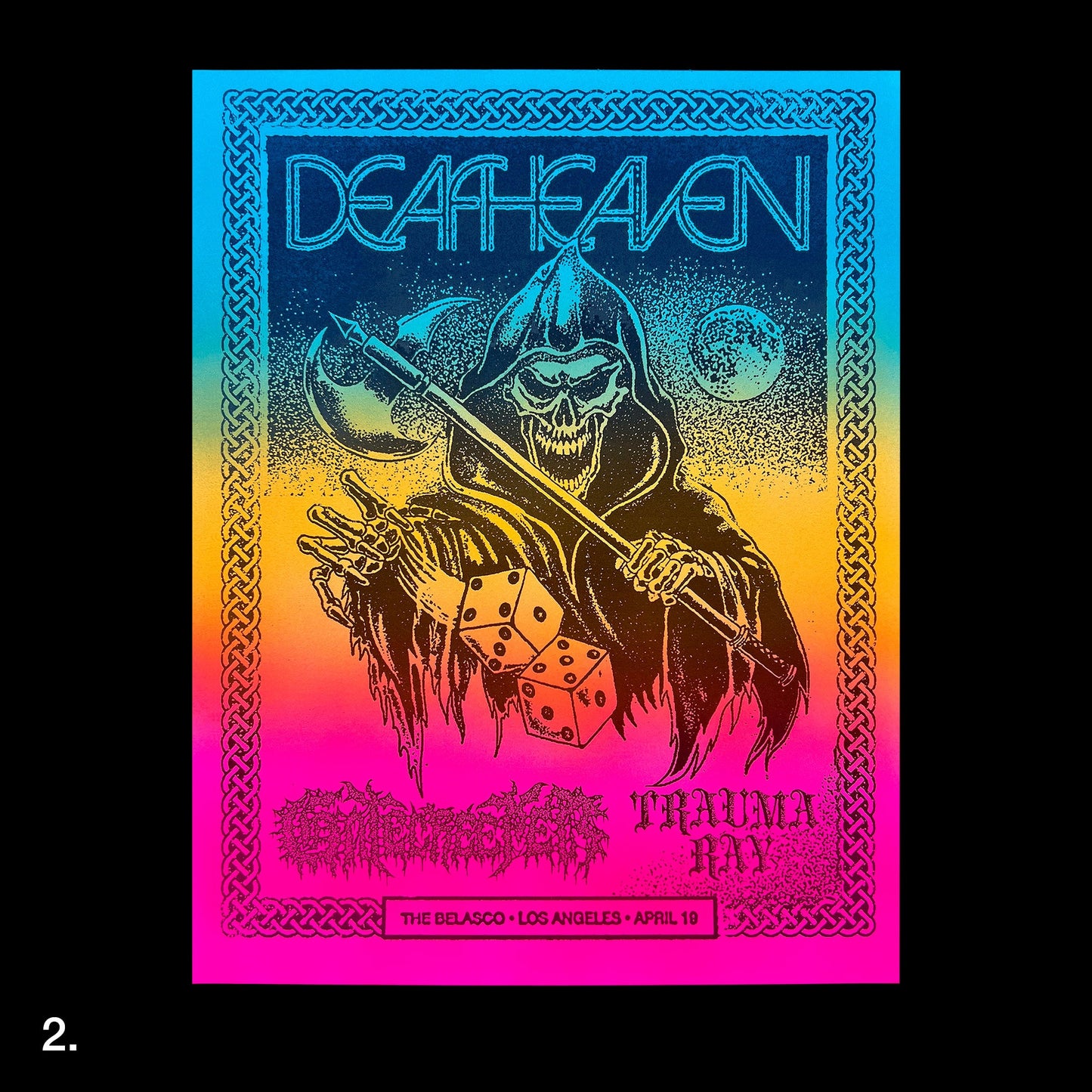 Deafheaven/Gate Creeper/Trauma Ray Airbrush Print