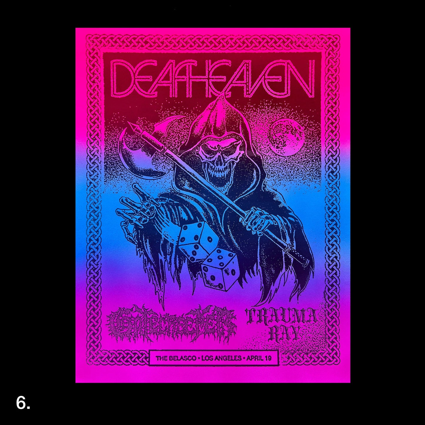 Deafheaven/Gate Creeper/Trauma Ray Airbrush Print