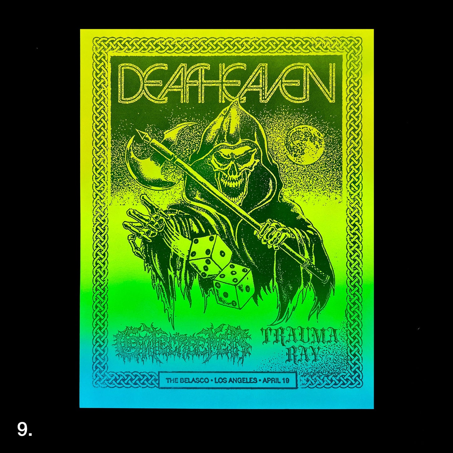 Deafheaven/Gate Creeper/Trauma Ray Airbrush Print